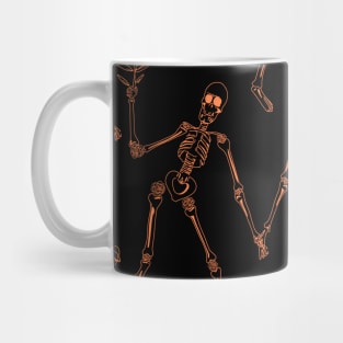 Black Dancing Skulls Mug